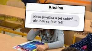 Kristína má doma prváčku. Takto si včera užila svoj prvý deň!